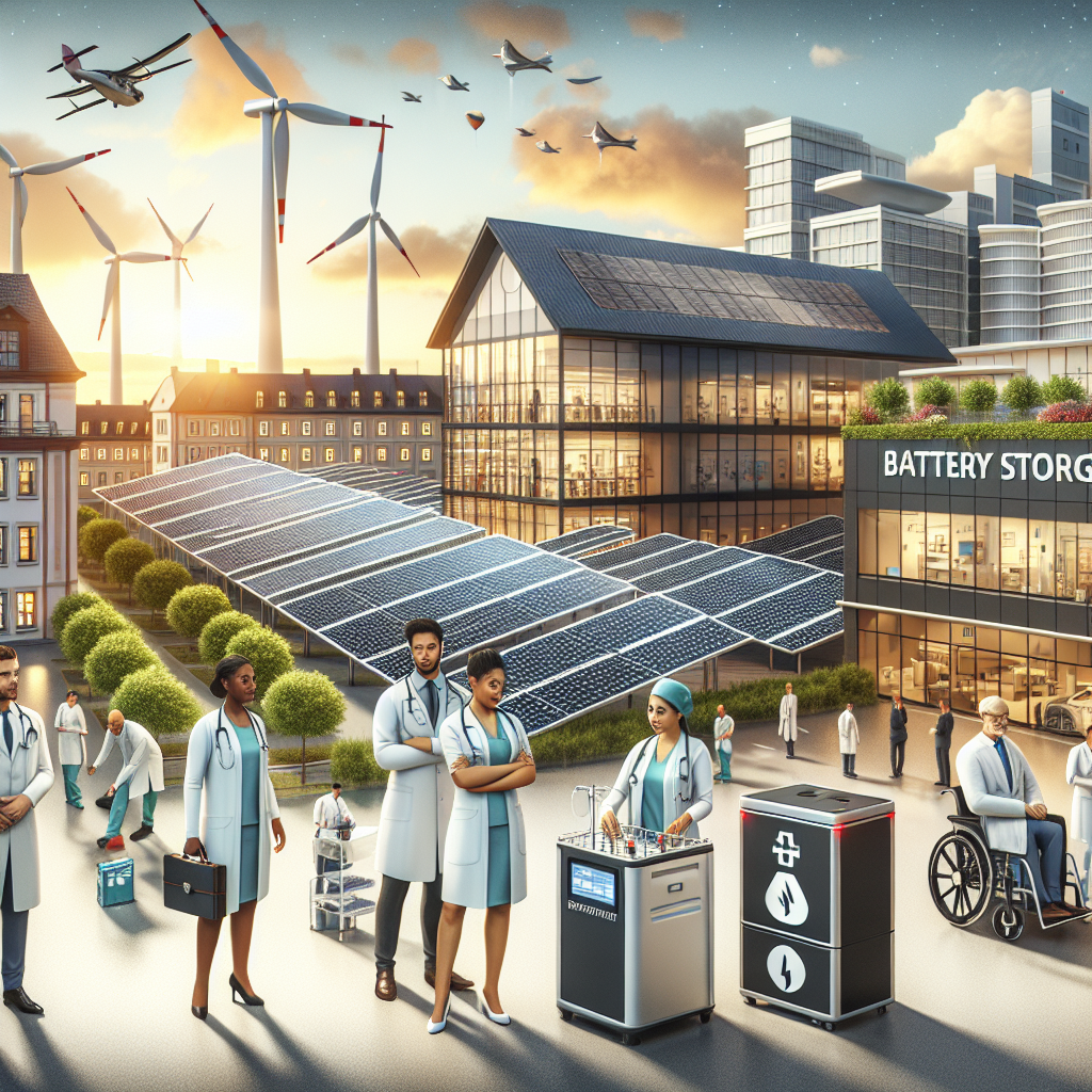 Einfluss von Batteriespeichern auf Energiesicherheit in Krankenhäusern